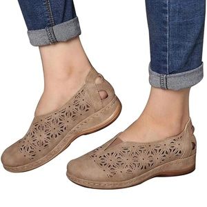 🆕 Dr. Ortholos Faux Leather Women Slip On Shoes